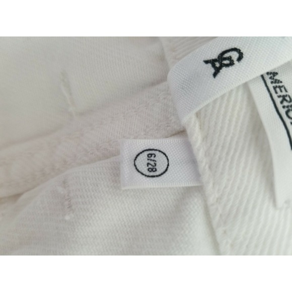 GOOD AMERICAN‎ Women's Good Vintage Zip Front High Waist White Denim Jeans 6/28 - Picture 10 of 12